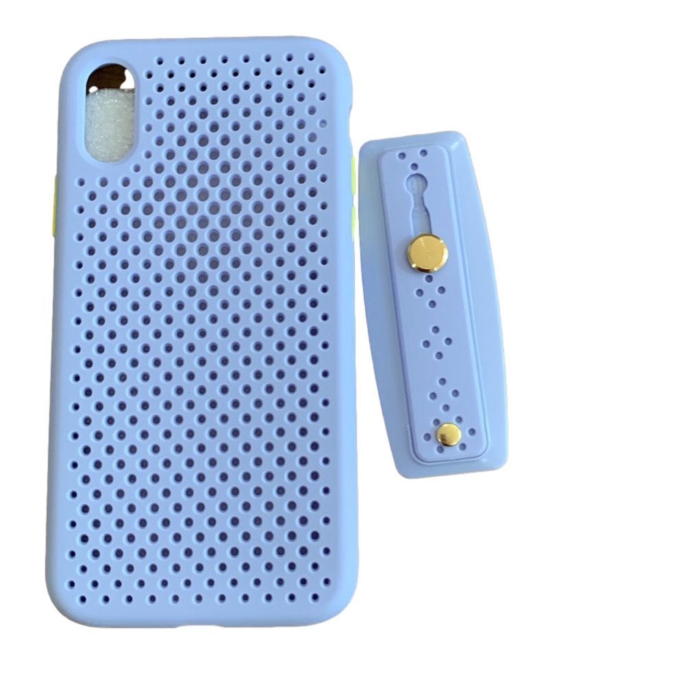 Purple jelly case for iPhone XS new #4